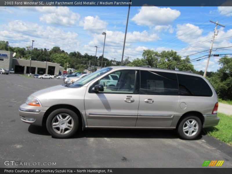 Light Parchment Gold Metallic / Medium Parchment 2003 Ford Windstar SE