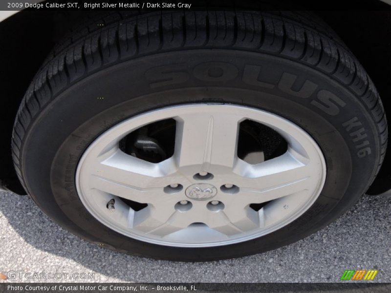 Bright Silver Metallic / Dark Slate Gray 2009 Dodge Caliber SXT