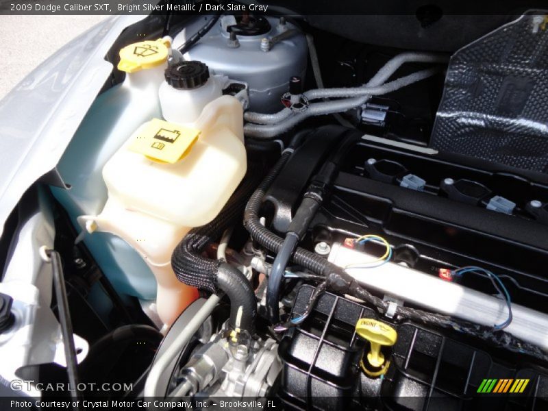 Bright Silver Metallic / Dark Slate Gray 2009 Dodge Caliber SXT