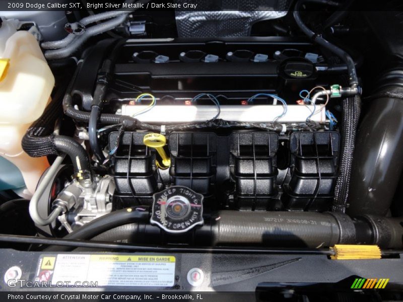 Bright Silver Metallic / Dark Slate Gray 2009 Dodge Caliber SXT
