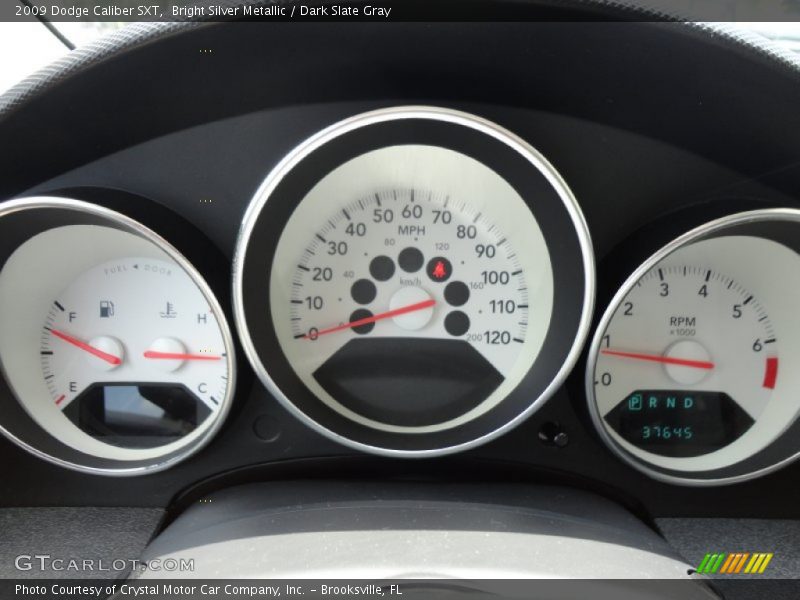 Bright Silver Metallic / Dark Slate Gray 2009 Dodge Caliber SXT