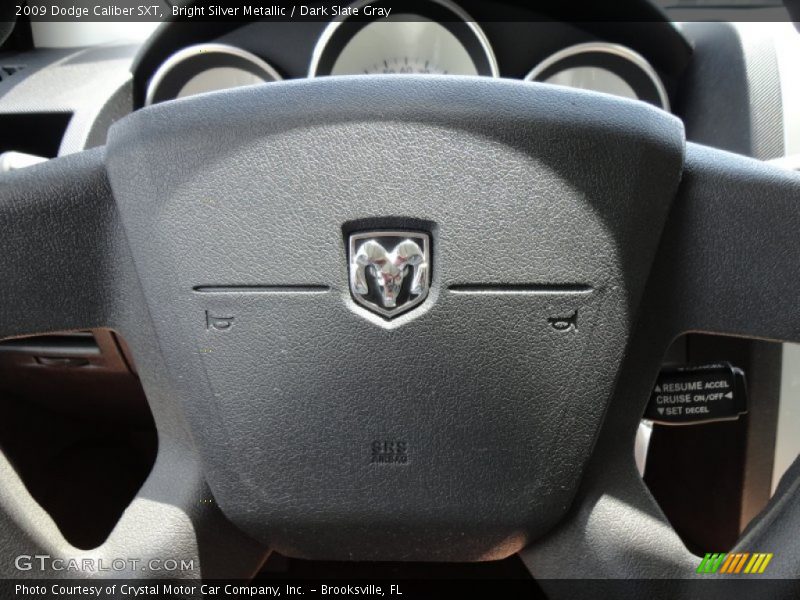 Bright Silver Metallic / Dark Slate Gray 2009 Dodge Caliber SXT