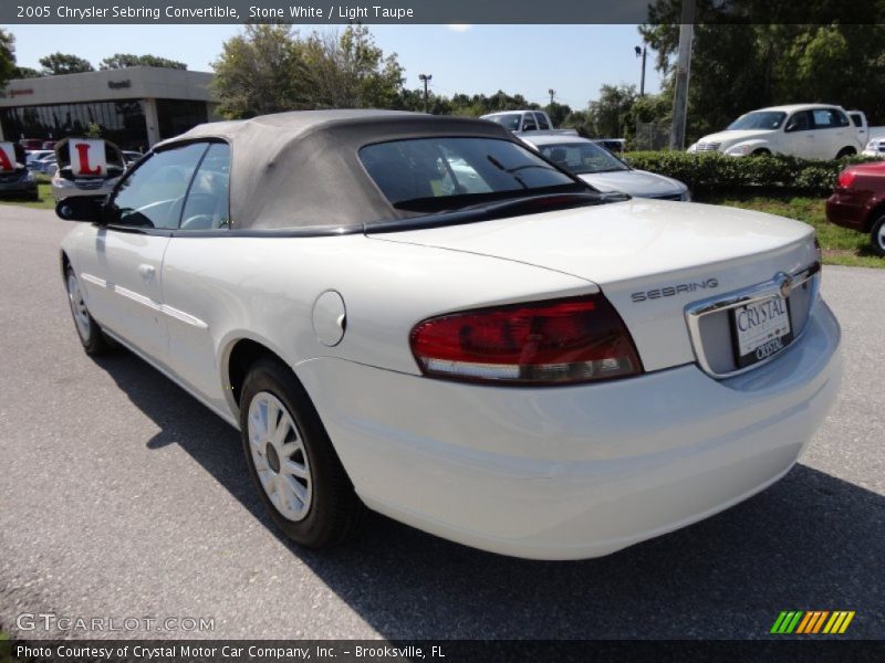 Stone White / Light Taupe 2005 Chrysler Sebring Convertible