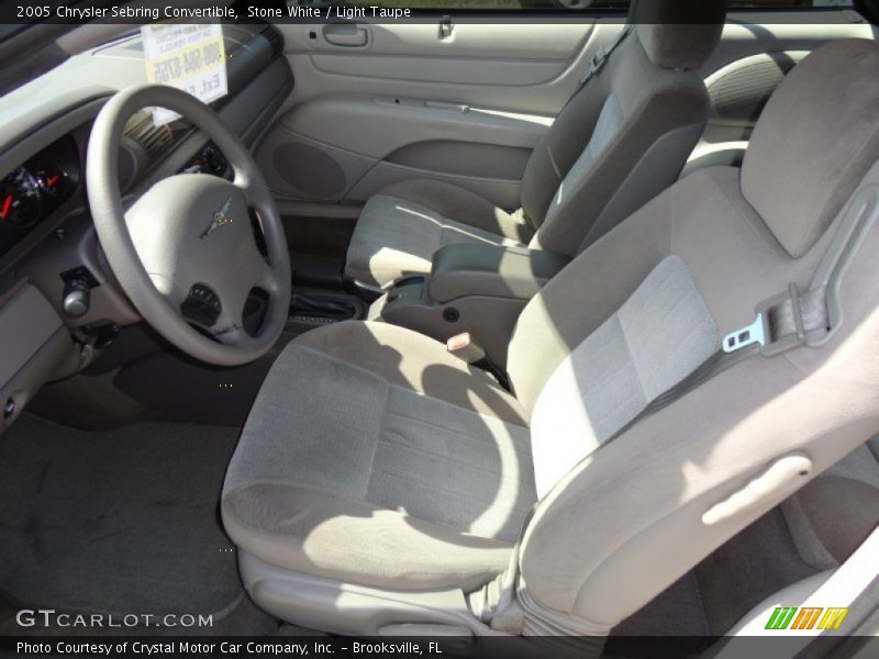 Stone White / Light Taupe 2005 Chrysler Sebring Convertible