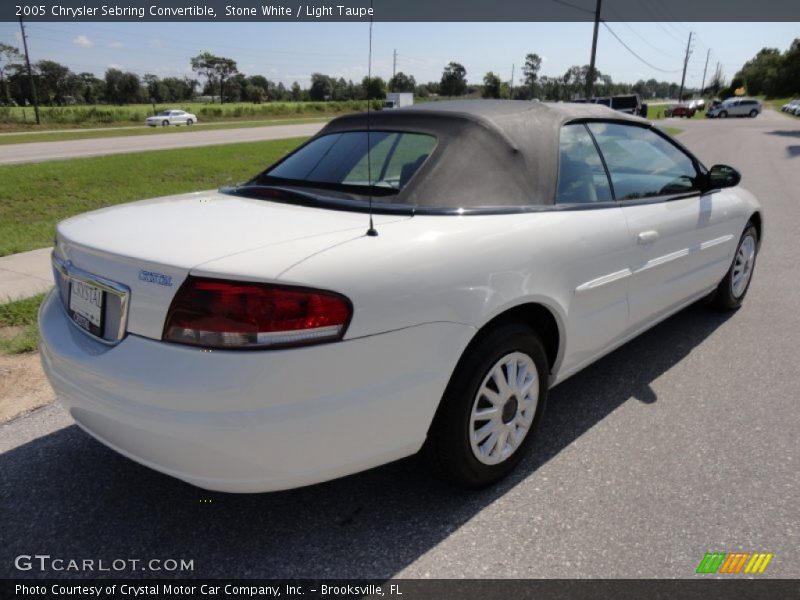 Stone White / Light Taupe 2005 Chrysler Sebring Convertible