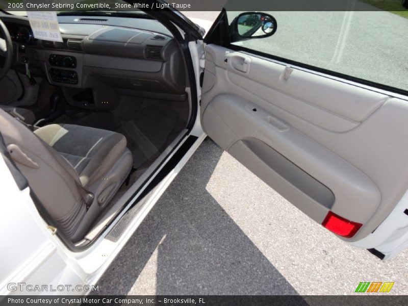 Stone White / Light Taupe 2005 Chrysler Sebring Convertible