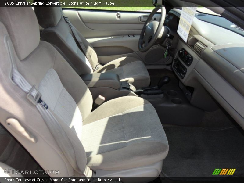  2005 Sebring Convertible Light Taupe Interior