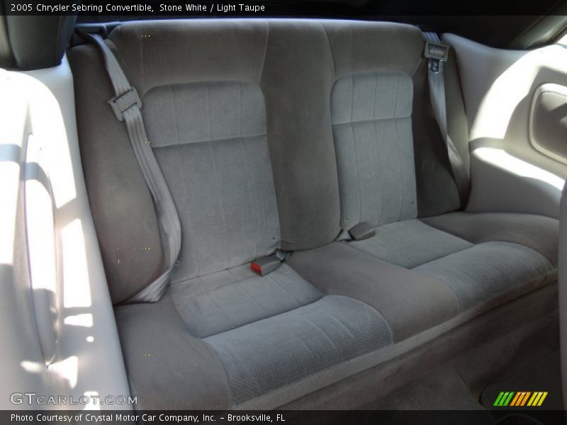 Stone White / Light Taupe 2005 Chrysler Sebring Convertible