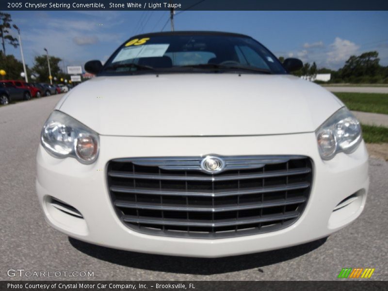 Stone White / Light Taupe 2005 Chrysler Sebring Convertible