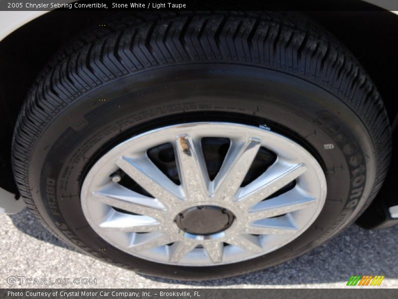 Stone White / Light Taupe 2005 Chrysler Sebring Convertible