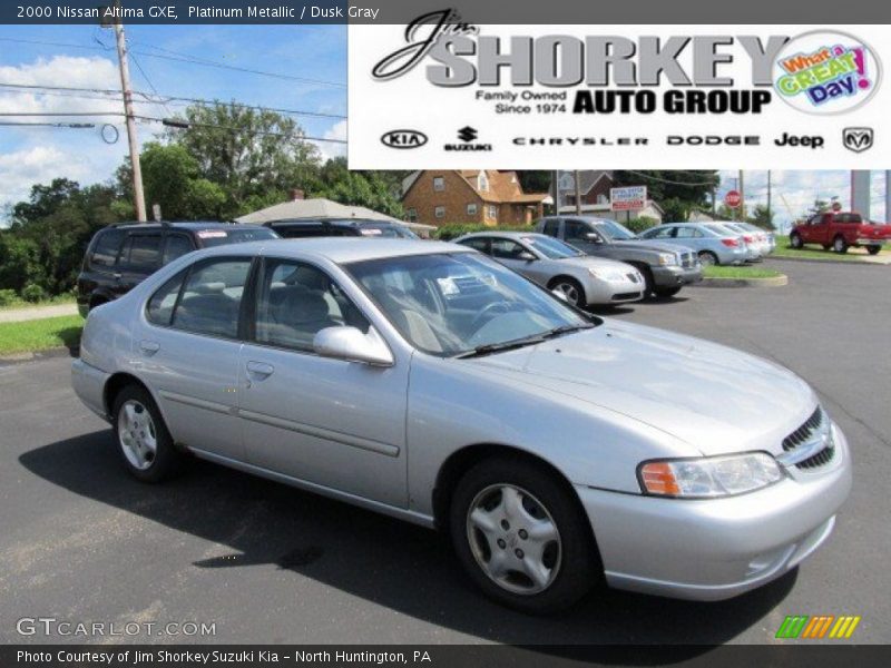 Platinum Metallic / Dusk Gray 2000 Nissan Altima GXE