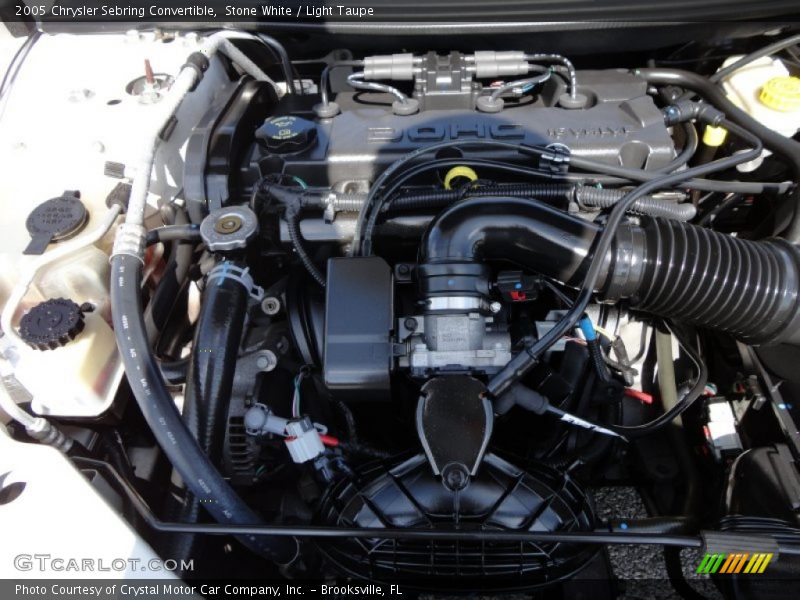  2005 Sebring Convertible Engine - 2.4 Liter DOHC 16-Valve 4 Cylinder