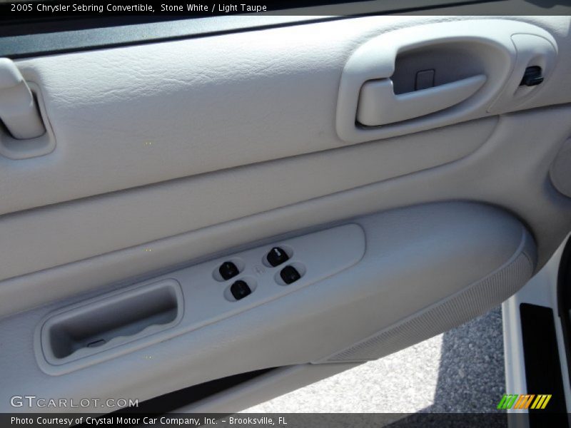 Stone White / Light Taupe 2005 Chrysler Sebring Convertible