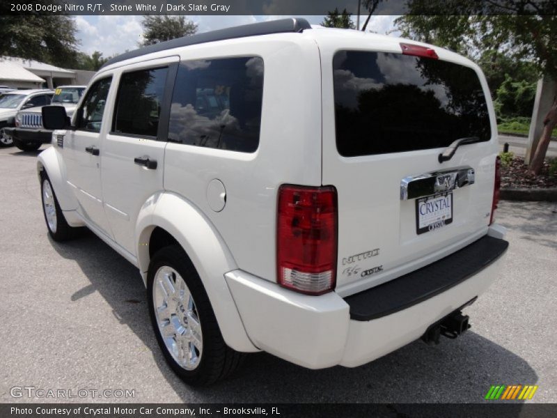 Stone White / Dark Slate Gray 2008 Dodge Nitro R/T
