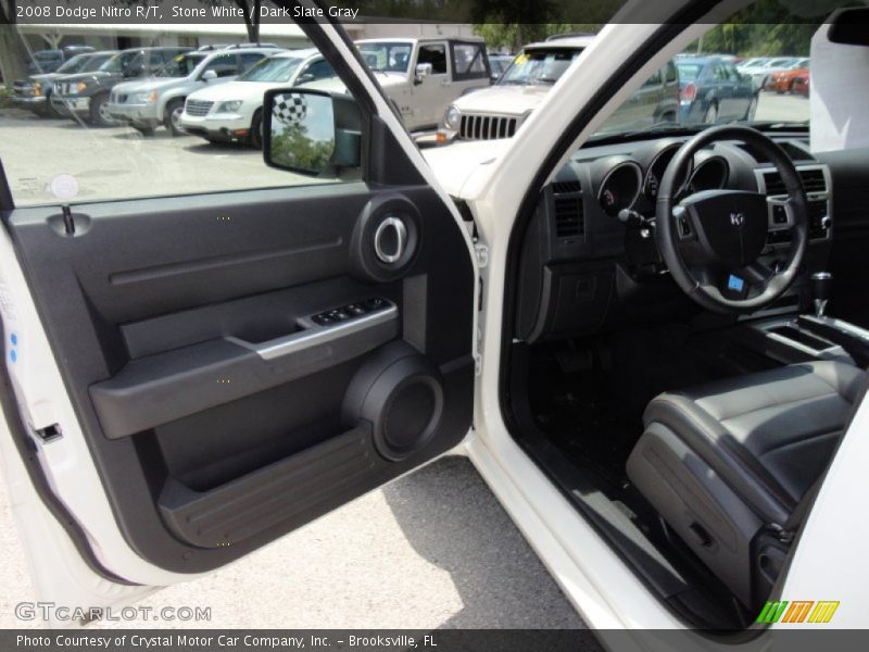 Stone White / Dark Slate Gray 2008 Dodge Nitro R/T