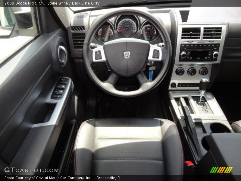 Stone White / Dark Slate Gray 2008 Dodge Nitro R/T