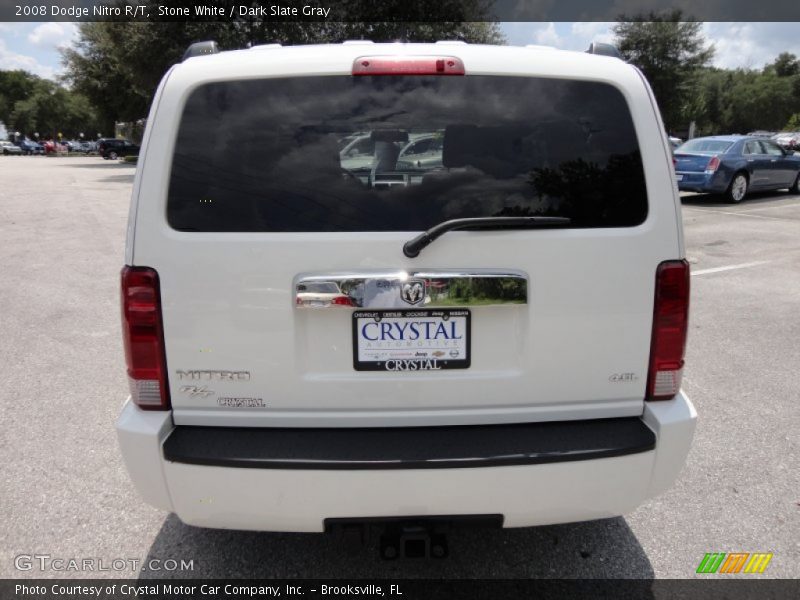Stone White / Dark Slate Gray 2008 Dodge Nitro R/T
