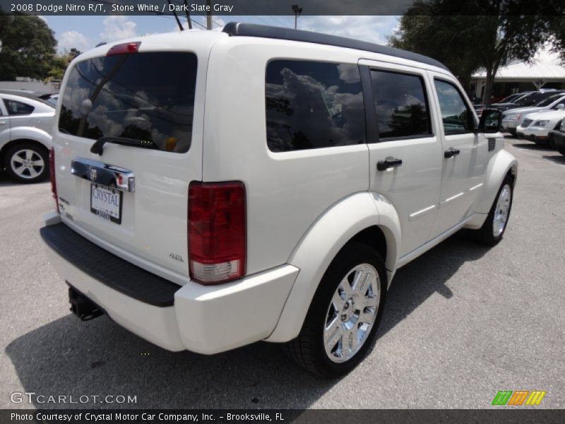 Stone White / Dark Slate Gray 2008 Dodge Nitro R/T