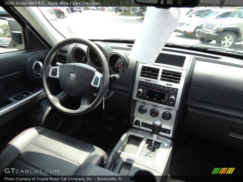 Stone White / Dark Slate Gray 2008 Dodge Nitro R/T