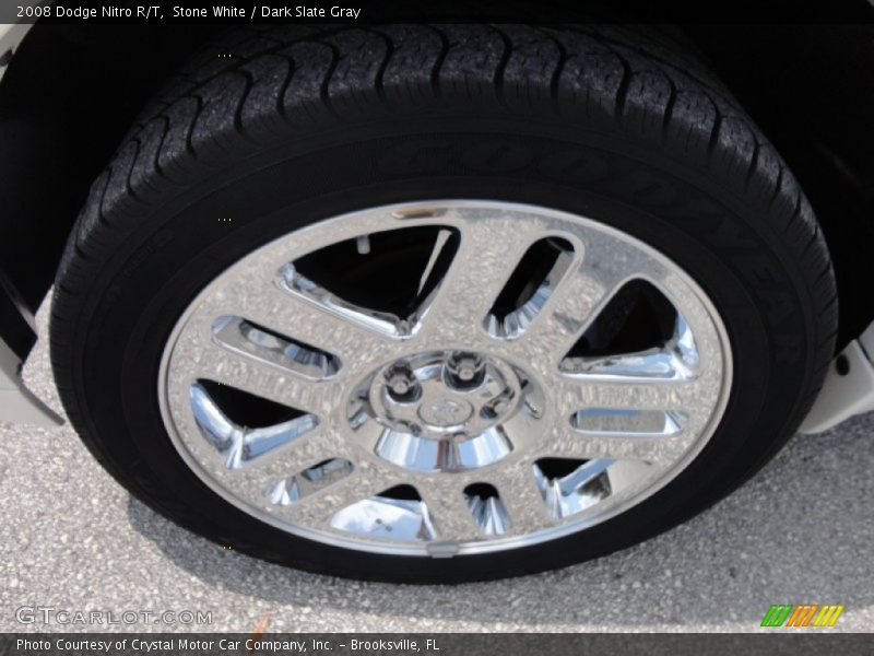 Stone White / Dark Slate Gray 2008 Dodge Nitro R/T