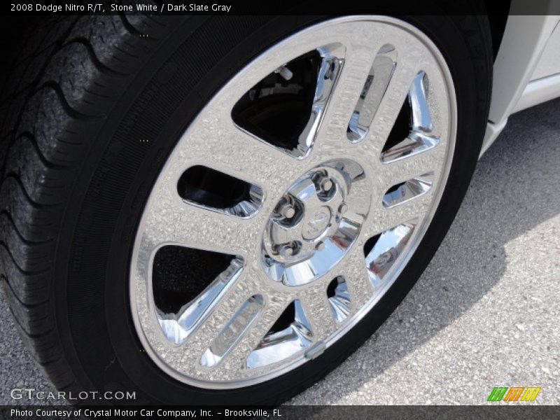 Stone White / Dark Slate Gray 2008 Dodge Nitro R/T