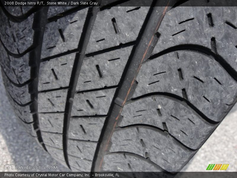 Stone White / Dark Slate Gray 2008 Dodge Nitro R/T