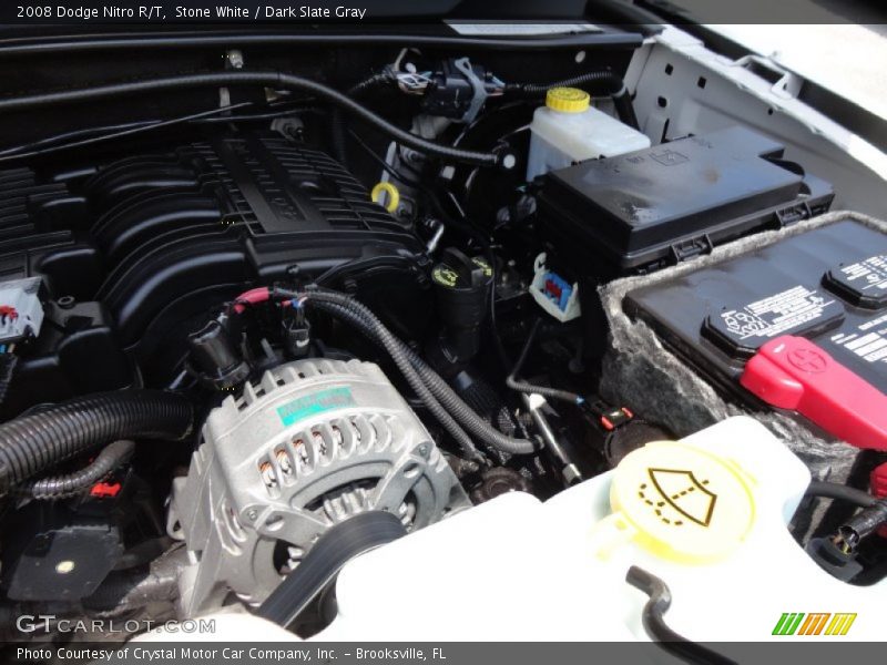 Stone White / Dark Slate Gray 2008 Dodge Nitro R/T