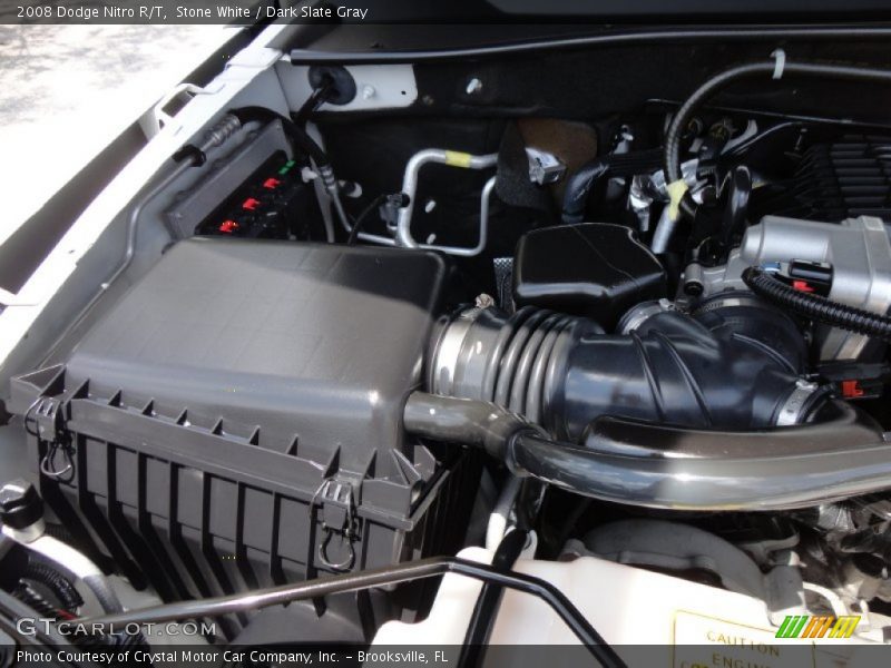 Stone White / Dark Slate Gray 2008 Dodge Nitro R/T