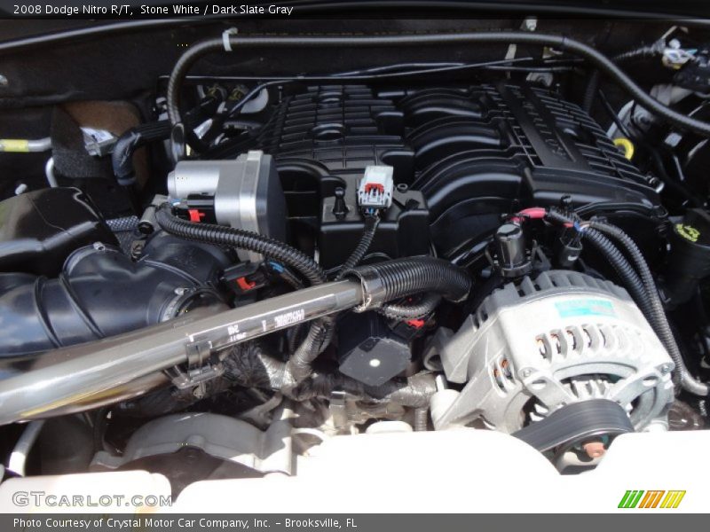 Stone White / Dark Slate Gray 2008 Dodge Nitro R/T