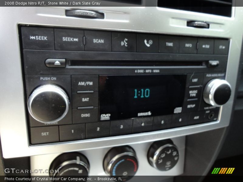 Stone White / Dark Slate Gray 2008 Dodge Nitro R/T