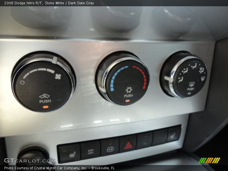 Stone White / Dark Slate Gray 2008 Dodge Nitro R/T