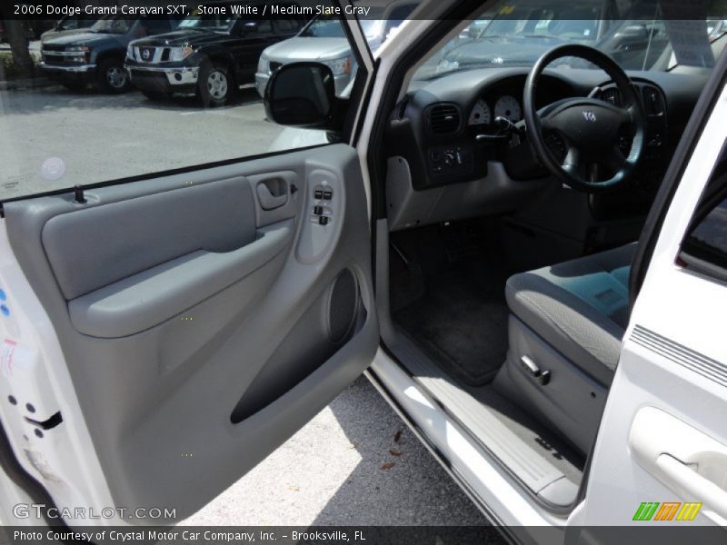 Stone White / Medium Slate Gray 2006 Dodge Grand Caravan SXT