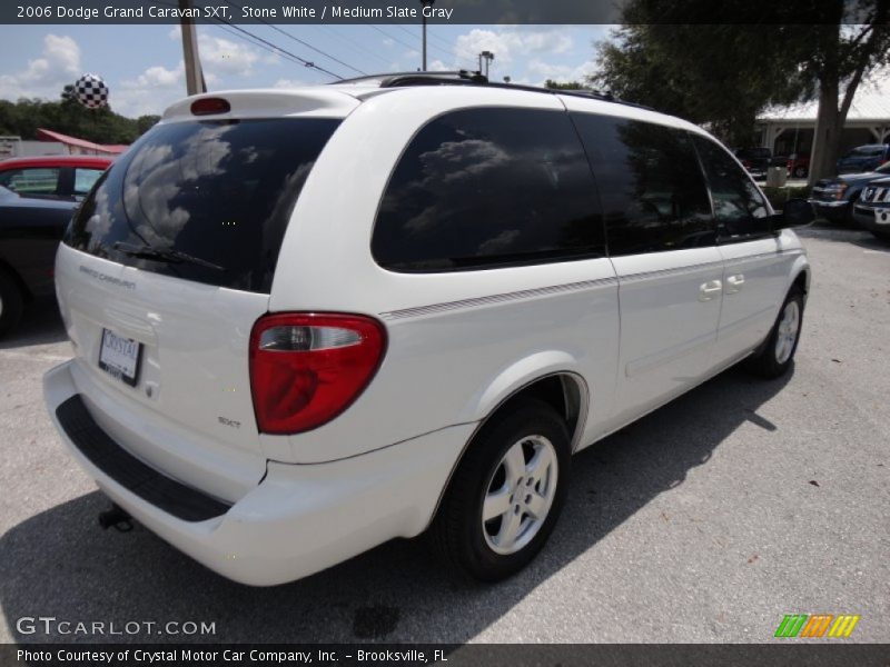 Stone White / Medium Slate Gray 2006 Dodge Grand Caravan SXT