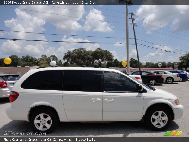 Stone White / Medium Slate Gray 2006 Dodge Grand Caravan SXT