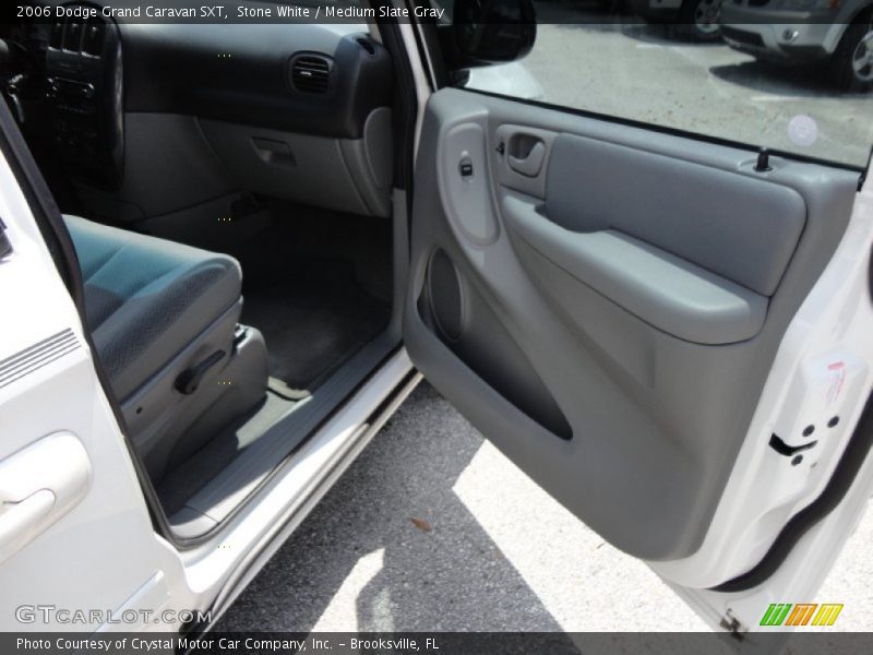 Stone White / Medium Slate Gray 2006 Dodge Grand Caravan SXT