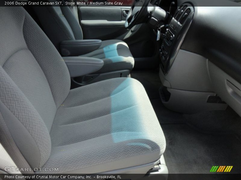 Stone White / Medium Slate Gray 2006 Dodge Grand Caravan SXT