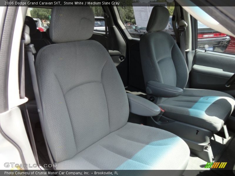 Stone White / Medium Slate Gray 2006 Dodge Grand Caravan SXT
