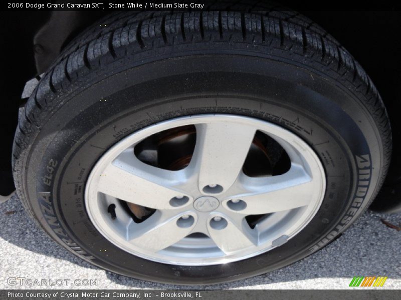 Stone White / Medium Slate Gray 2006 Dodge Grand Caravan SXT
