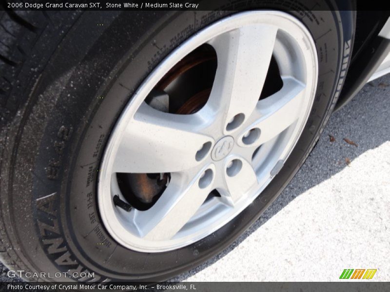 Stone White / Medium Slate Gray 2006 Dodge Grand Caravan SXT