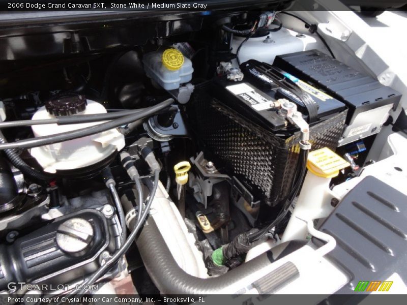 Stone White / Medium Slate Gray 2006 Dodge Grand Caravan SXT