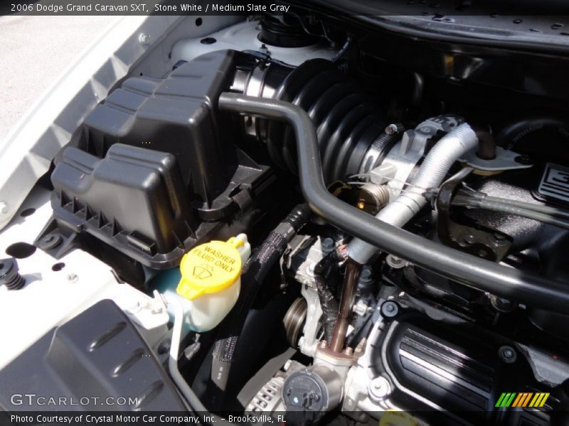 Stone White / Medium Slate Gray 2006 Dodge Grand Caravan SXT