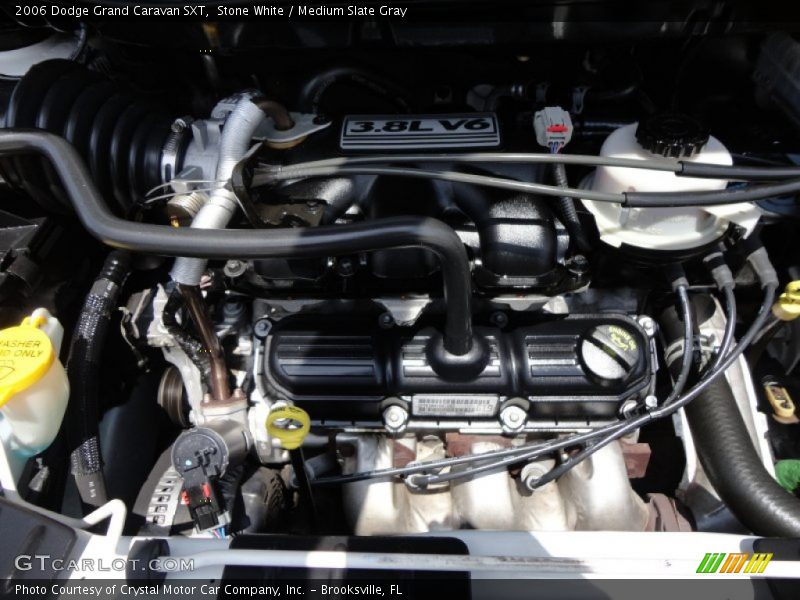 Stone White / Medium Slate Gray 2006 Dodge Grand Caravan SXT