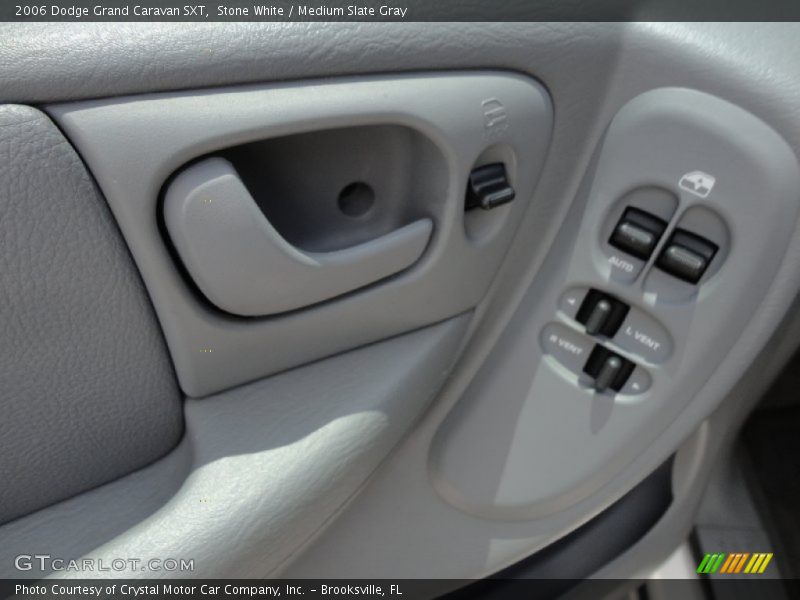 Stone White / Medium Slate Gray 2006 Dodge Grand Caravan SXT
