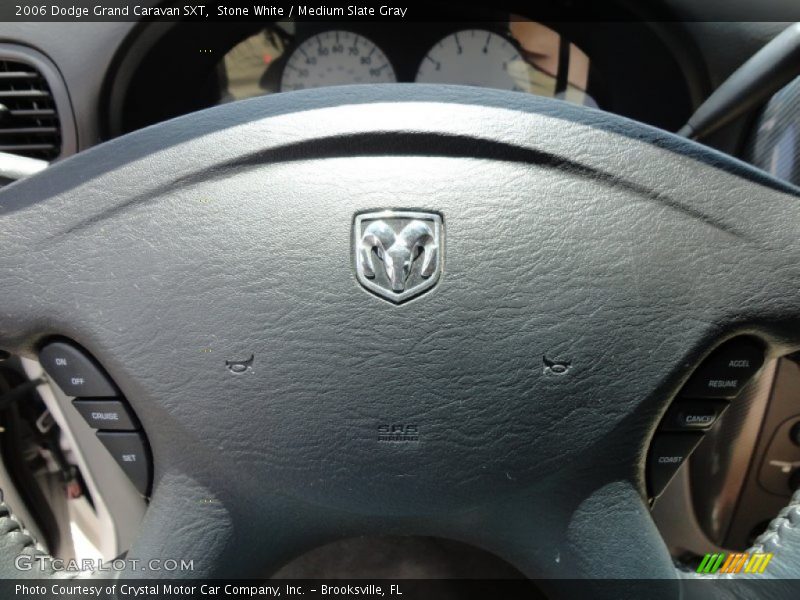 Stone White / Medium Slate Gray 2006 Dodge Grand Caravan SXT