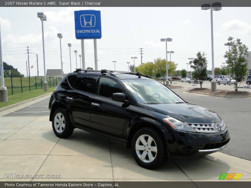 Super Black / Charcoal 2007 Nissan Murano S AWD