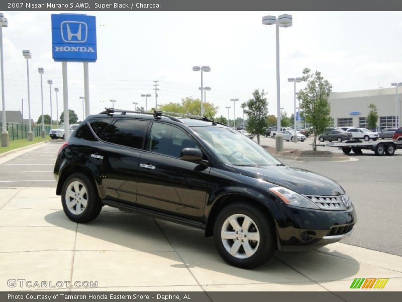 Super Black / Charcoal 2007 Nissan Murano S AWD