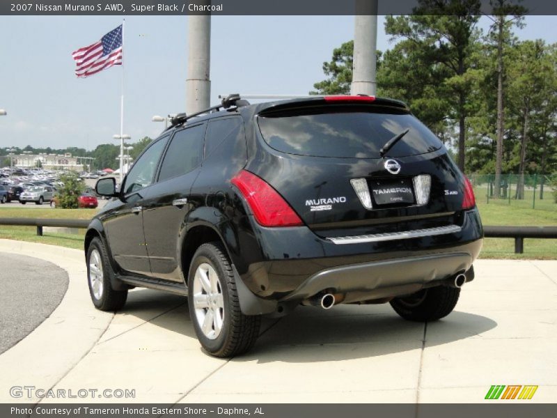 Super Black / Charcoal 2007 Nissan Murano S AWD