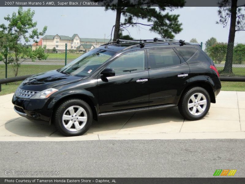 Super Black / Charcoal 2007 Nissan Murano S AWD