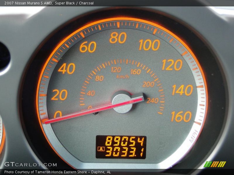 Super Black / Charcoal 2007 Nissan Murano S AWD