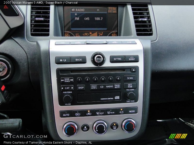 Super Black / Charcoal 2007 Nissan Murano S AWD